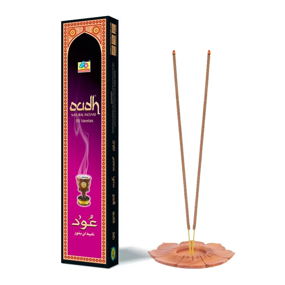 Bâtons d'encens naturels oudh faits à la main en poudre de bois d'agar de qualité supérieure