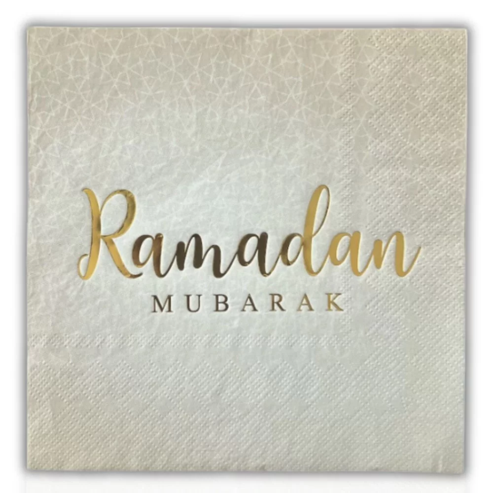 Serviettes - Collection Ramadan Mubarak BARAKA GIFT