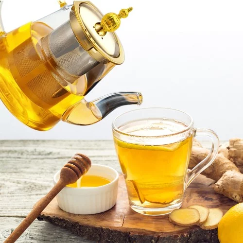Théière en Verre Transparent avec Infuseur Amjed CHEFELEMENTS